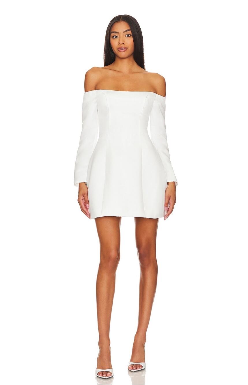 ELLIATT Vida Dress White Ivory Mini Dress Size XS